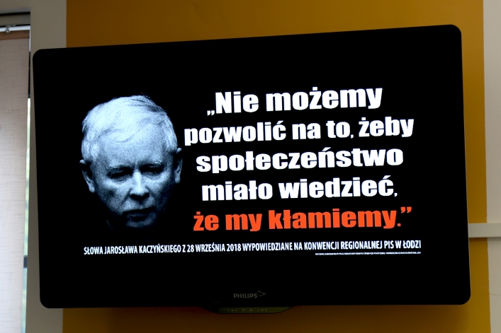 Senator Jerzy Wcisła: „Twarz kłamcy jest twarzą kampanii wyborczej PiS-u”
